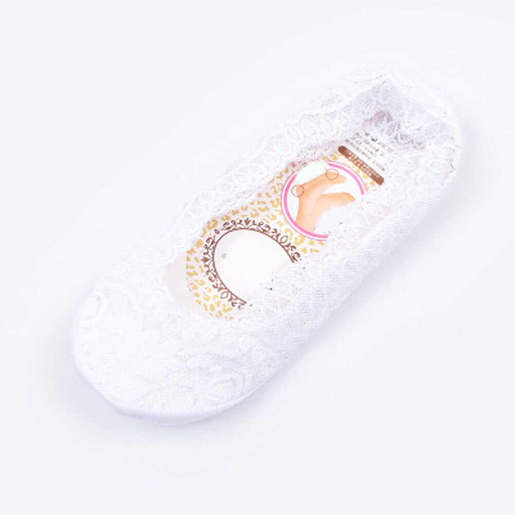 Spring Summer Women's Socks Lace Thin Non-Slip Silicone Invisible Girls Woman Ankle Socks Peas Shoes Low Cut Socks: 12