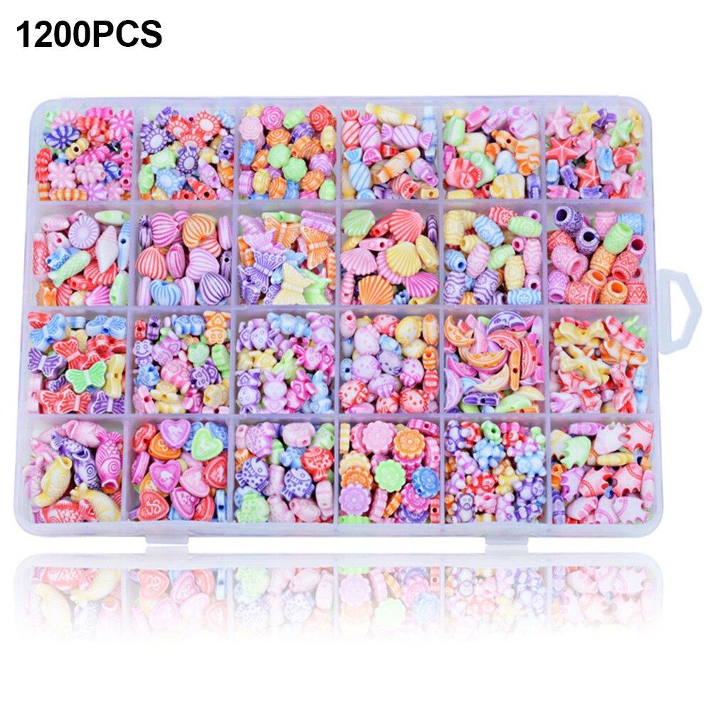 Beads Kit DIY Jewelry Making Kit DIY Bracelet Making Beads Kit For DIY Necklaces Bracelet Handmade Craft Beaded Handmade Toys