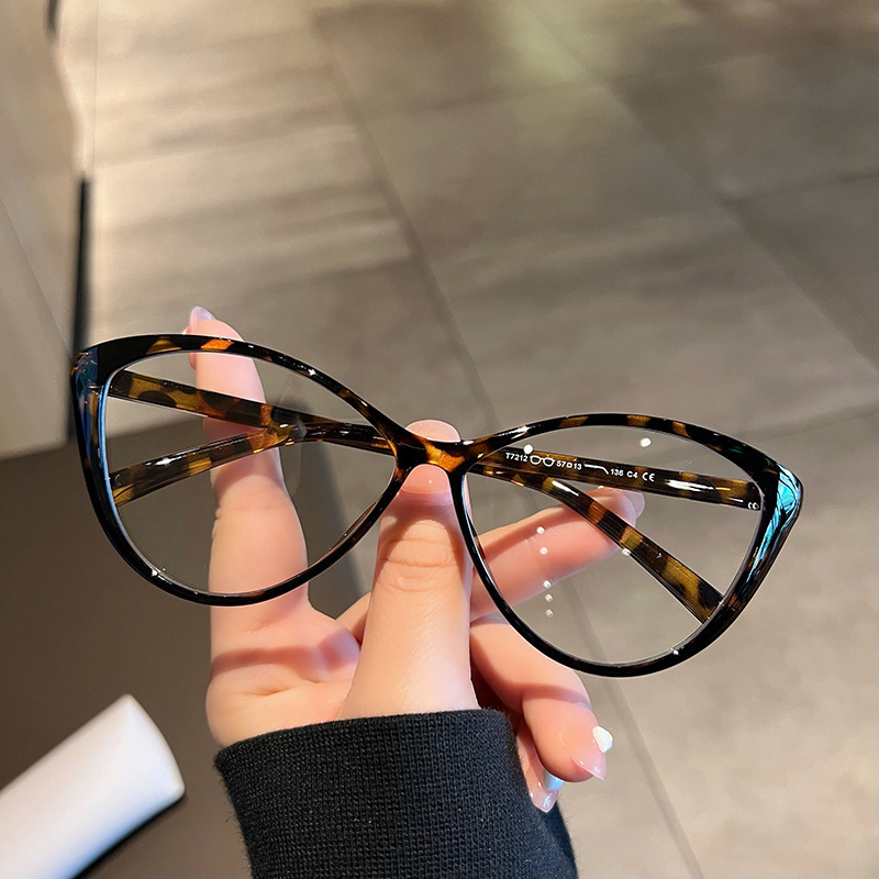 Cat Eye Anti-stralingsbril voor dames/heren Vervangbare lens