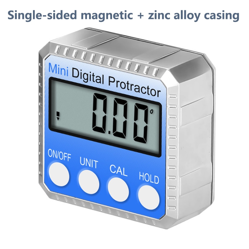 Mini Digital Protractor High Precision Digital Goniometer Inclinometer Digital Level Angle Finder Angle Measurement Box