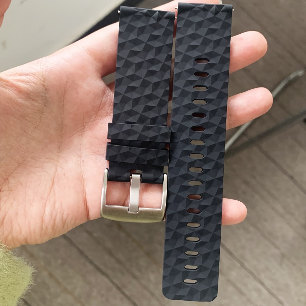 24mm Silicone Rubber Watch Strap For Suunto 9 / Baro Watch Band Suunto 7 Watchband Spartan Watch Band Traverse Strap