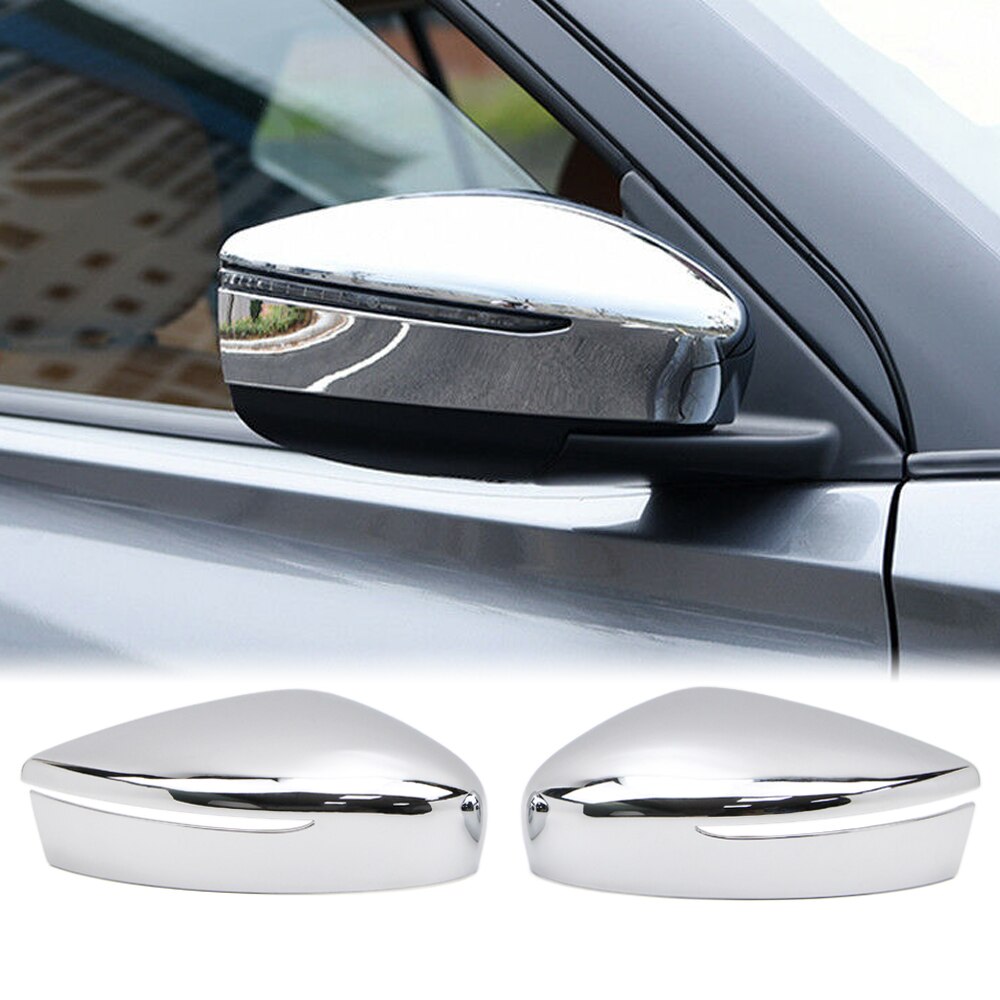Chrome Side Wing Mirror Cover Trim Voor Nissan Kicks Achteruitkijkspiegel Buitenspiegel Cap Cover