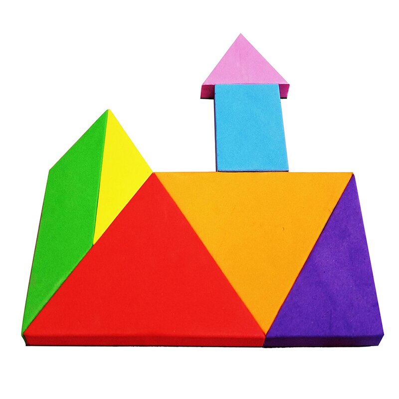Magnetische Puzzel Tangram Spel Leren Educatief Tekentafel Games Houten Speelgoed Aankomst