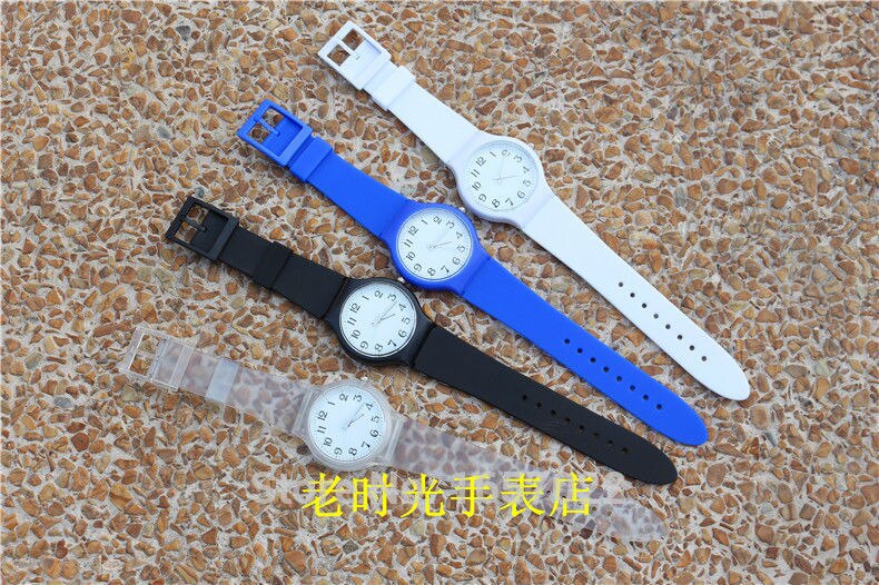 Hotime siliconen eenvoudige polshorloges voor studenten, quartz sporthorloge voor dames en heren, casual horloges met numerieke wijzerplaat