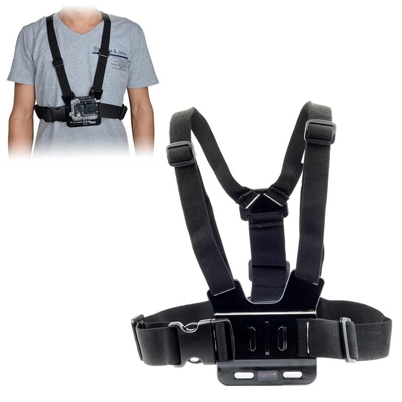 Sangle de poitrine pour GoPro HD Hero 6 5 4 3 + 3 2 1 fixation de harnais de caméra d'action