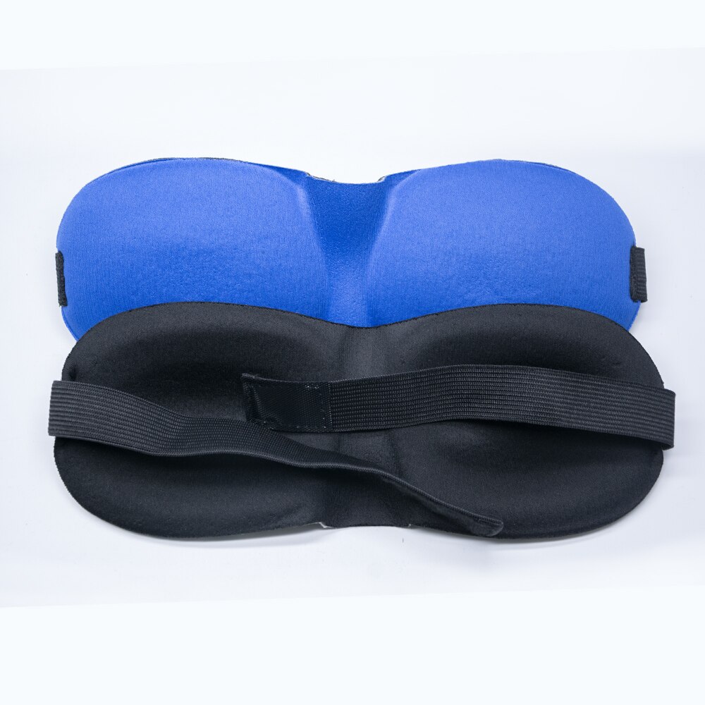 3D Memory Foam Eye Mask with Ear Plugs Eyeshades Travel Set for Sleeping Work Study Rest Sleep Mask Soft Sponge Pad Cover