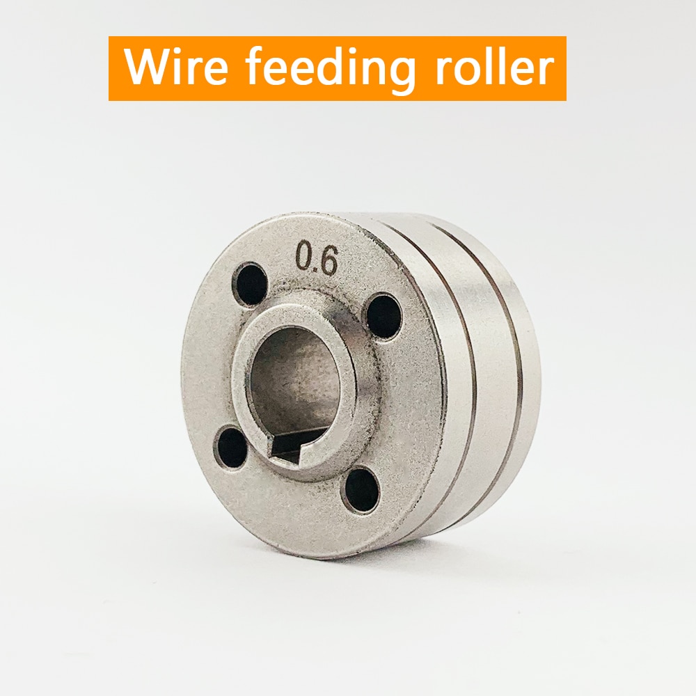 Mig mag svejsetrådfremføringsvalse 5kg 0.8mm 0.9m 1.0mm 1.2mm 1.4mm dobbelt størrelse 30 x 10 x 10mm lrs -775s ssj -29 trådfremføringsmaskine