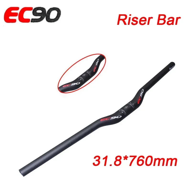 EC90 Full Carbon MTB Lenker 25,4mm 31,8mm Fahrrad Lenker Carbon Faser Fahrrad Griff Bar 660/680/700/720/740/760mm Riser Bar