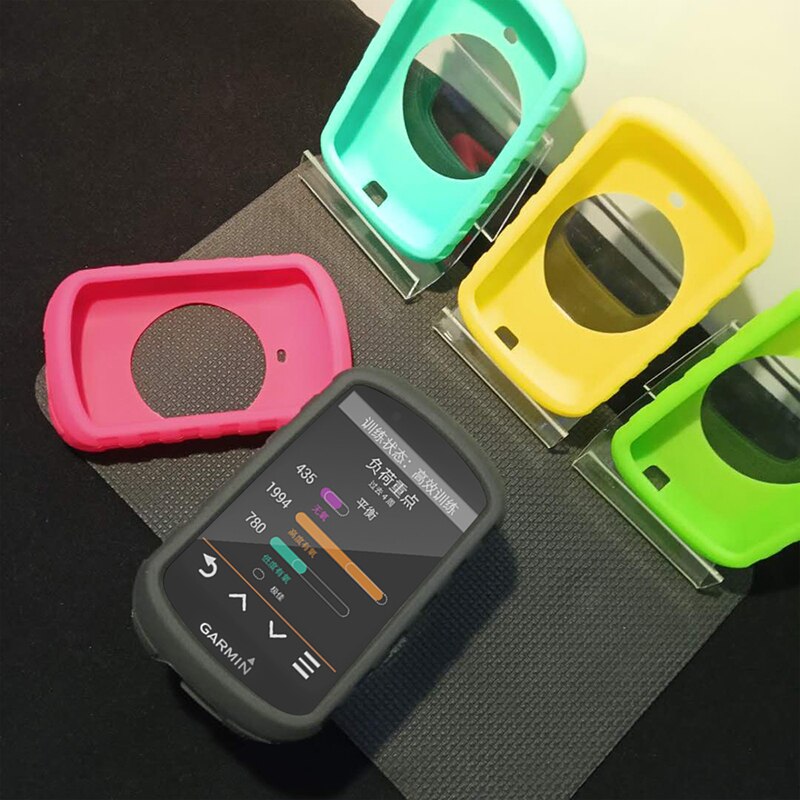 Garmin EDGE 530 funda protectora caso de borde de 520 más 530 de 830 cubierta protectora de silicona GPS de bicicletas ordenador pantalla de protección película