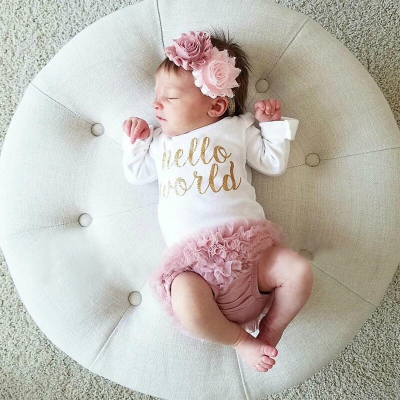 1 Jaar Oud Verjaardag Jurk Baby Meisje Kleding Baby Meisje Doop Kleding 3Pcs Outfits Voor Peuter Meisjes Party Prinses jurk