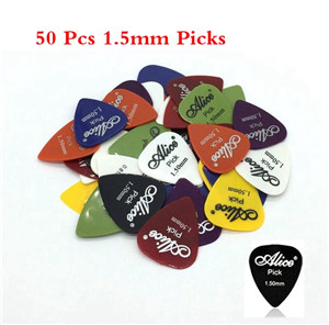 20/50 Stks/set Elektrische Gitaar Pick Akoestische Muziek Picks Plectrum 0.58/0.71/0.81/0.96/1.20 /1.50 Mm Dikte Gitaar Accessoires: 50Pcs 1.5mm