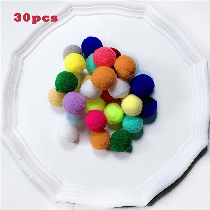 Lot de 10 jouets interactifs pour chat, boule de fourrure élastique en Polyester, et silencieuse, boule en peluche couleur animal de compagnie: Black