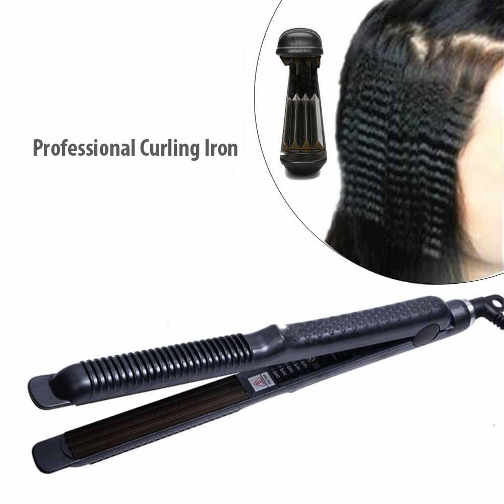 Professionele Krultang Curler Haar Leeg Tang Gegolfd Krimpen Ijzer Corrugation Wave Styling Tools Stijltang