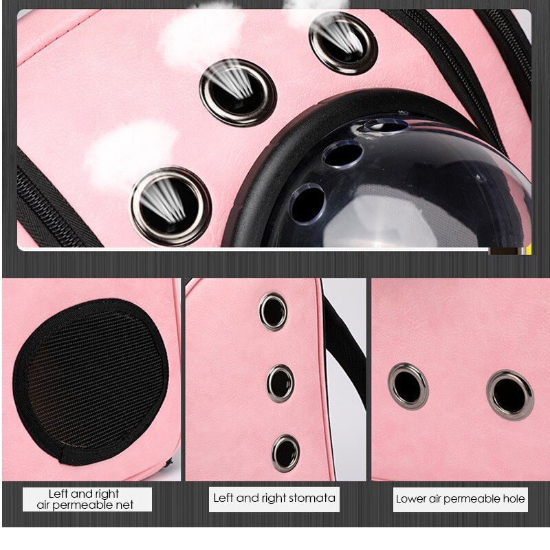 pet puppy cat bag pet space capsule dog travel carrier space leather capsule pet dog carrier backpack sports outdo