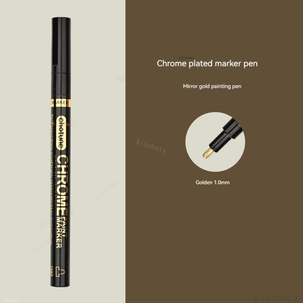 3/1szt Zestaw markerów lustro chrom, DIY złoto srebro odblaskowy farba Sztuka lustro chrom znacznik robić stylizacji samochodów Sztuka Craftwork: FIOLETOWY