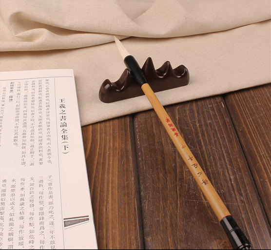 Chinese Borstel Kalligrafie Pen Houders Hout Mountain Vorm Houders Relatiegeschenken Chinese Stijl Decor ACS010