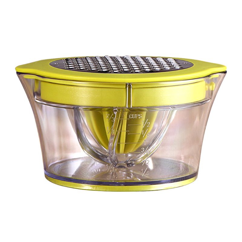 Citronpress med behållare 4 in 1 manuell apelsinjuicer 400ml multifunktion lime citrusfruktpress: Default Title
