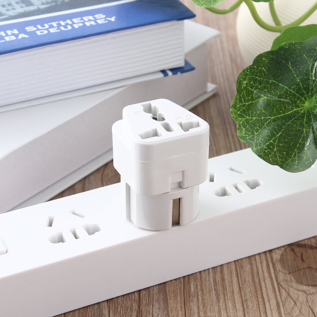 1Pcs Compact and lightweight AU US UK to EU AC Power Plug Travel Home Converter Adapter Big