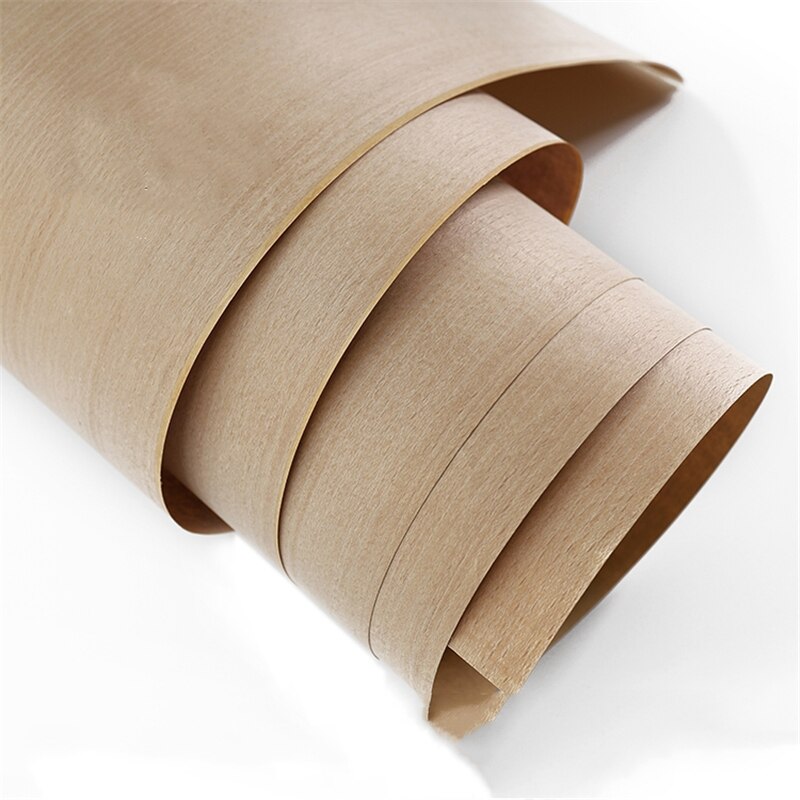 Rekonstituierte Natürliche Echte rot Buche Weiß Buche Holz Furnier Scheibe 60x25 0cm 0,25mm dick Sichern Kraft Papier Q/C