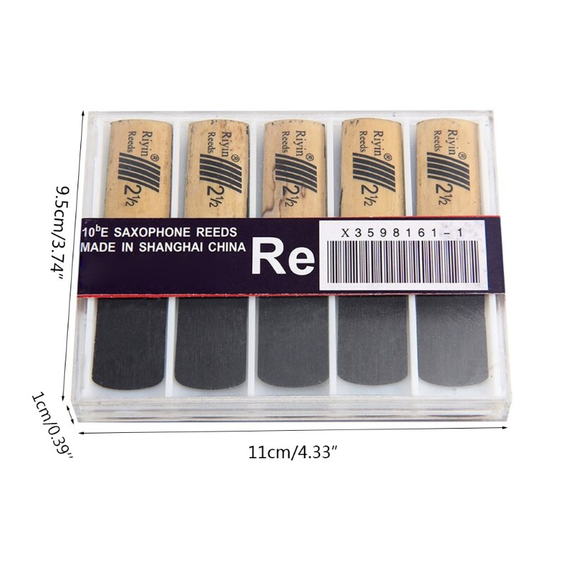 1 Doos Tenorsaxofoon Rieten Sterkte 1.5/2.0/2.5/3.0/3.5/4.0 Sax Reed Houtblazers instrument Accessoires