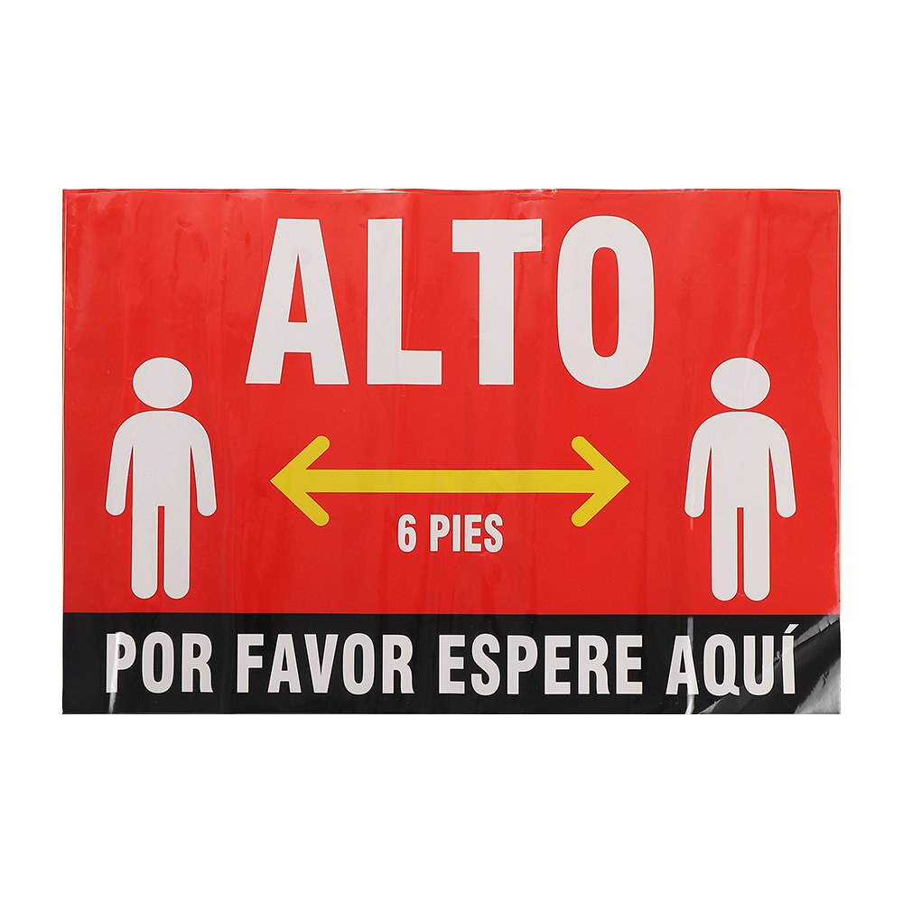 Waterproof Public Area Social Distancing Floor Sticker Please Keep Your Distance Isolation Label Safety Floor Sign Decal Sticker