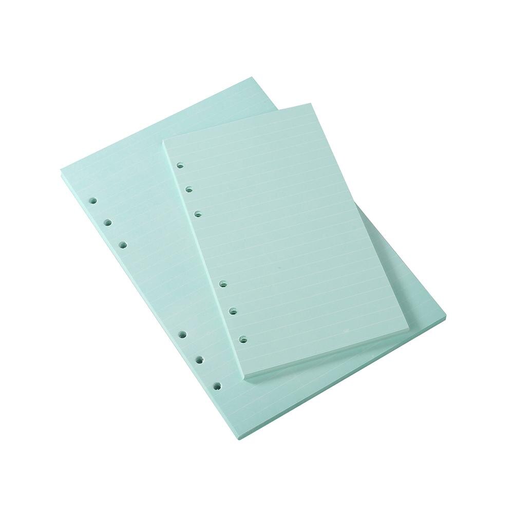 40 Sheets A5/A6 Filler Papers Loose-leaf Notebook 6 Holes Office School Supplies