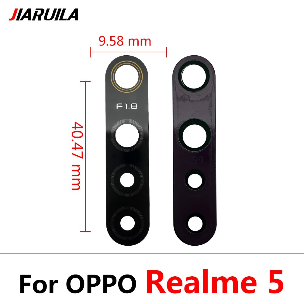 Szkiełko aparatu obiektyw dla Oppo A1k A5S A8 A9 A15 A16 A52 A53 A54 A74 A93 Realme 5 obudowa aparat z tyłu szkiełko aparatu za pomocą kleju naklejki + narzędzia: Realme 5