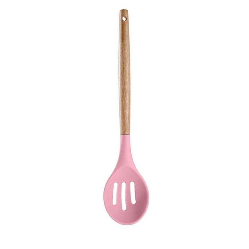 Silicone Kitchenware Cooking Utensils Set Heat Resistant Kitchen Utensils Stick Set Cooking Non Kitchen Kitchenware Tools S H1G5