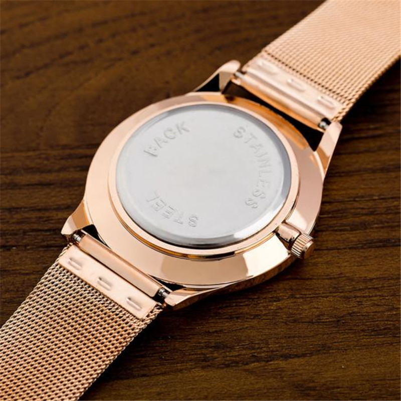 Alloy Belt Mesh Watch Unisex Women's watches Minimalist Style Quartz Watch relogio feminino saat Watches for women