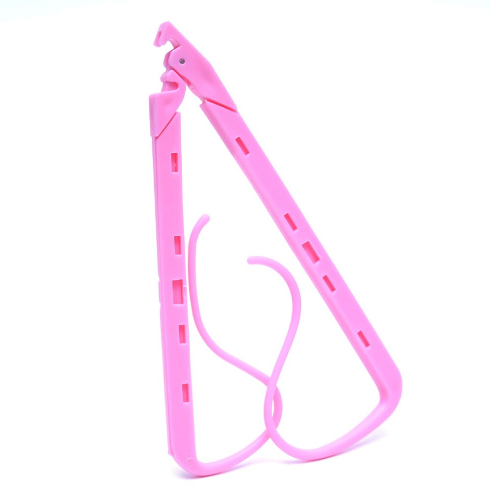 Foldable Bookend Bookshelf &Wire Organizer Lazy People Book Clip Reader Tool Bookend Books Holder School Offices Supplies: pink