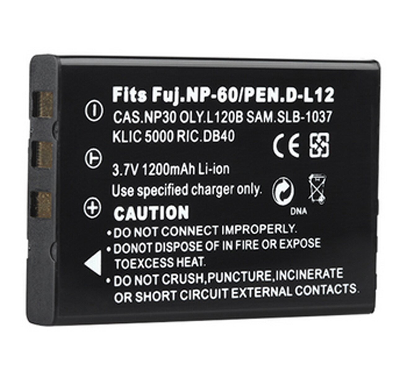 Paquete de baterías para HP Photosmart R07, R507, R607, R607xi, R707, R707v, R707xi, R717, R725, R727 cámara Digital: 1 PCS Battery