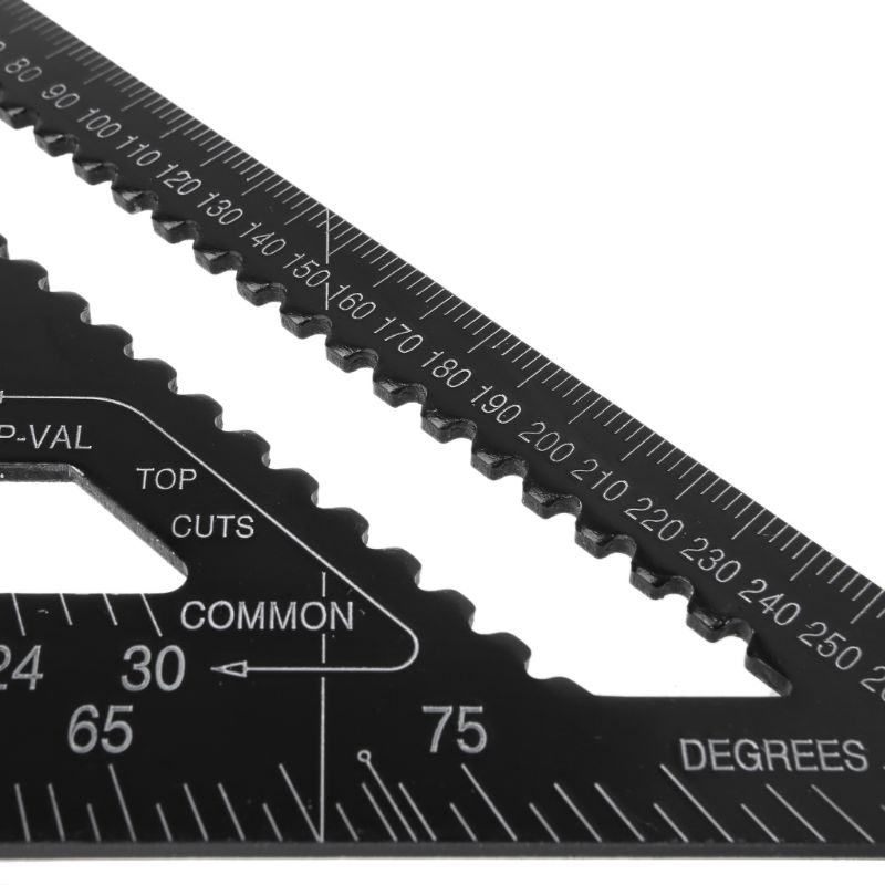 12Inch Metric Triangle Ruler Angle Protractor Spee... – Vicedeal