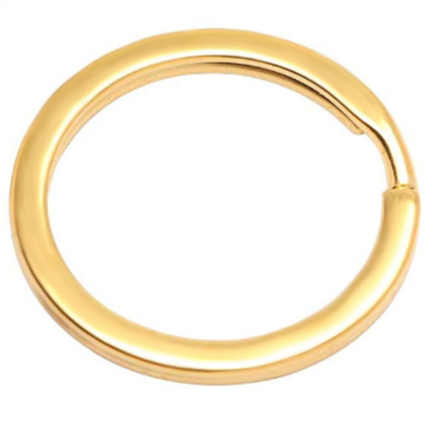 50 Stuks Sleutelhanger Split Ring 30 Mm Split Sleutelhanger Ringen Accessoires Connectoren Voor Sieraden Maken: Gold