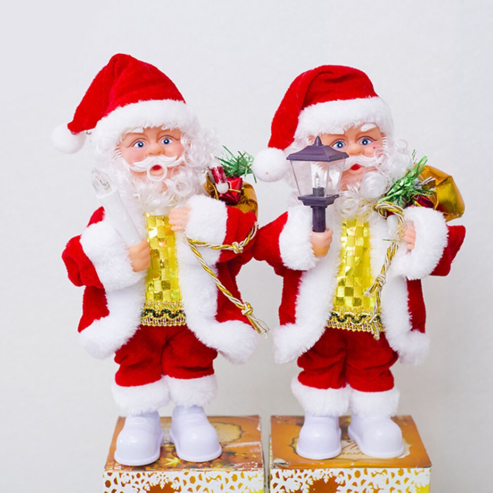 Noël chantant danse éclairage musique poupée jouets pour enfants de noël bébé jouer salle de sport ramper tapis
