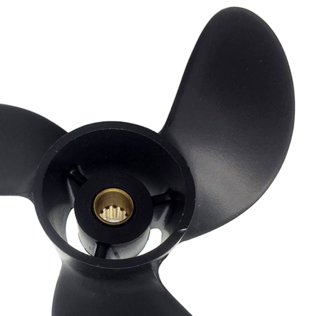 3 Blade Aluminium Outboard Propeller Prop For Tohatsu Outboards 5-6HP