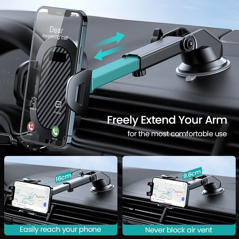 GETIHU Gravity Sucker Car Phone Holder Mount Stand GPS Telefon Mobile Cell Support For iPhone 13 12 Samsung Xiaomi 11 Huawei LG