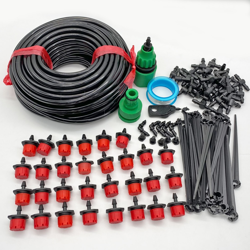 20M Smart Garden Watering Sysytem Automatic Self Drip Irrigation System For Greenhouse Plant Watering Kit Timer