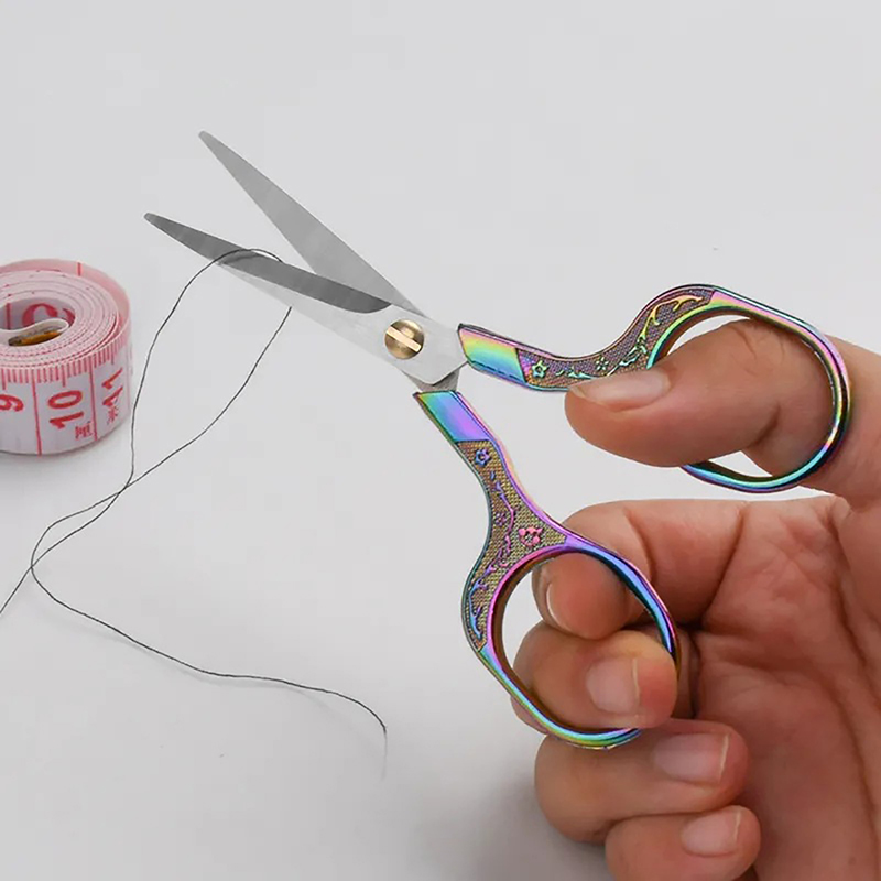 Vintage Stainless Steel Scissors Sewing Fabric Cutter Embroidery Scissors Tailor Scissor Sewing Tools DIY Sewing Accessories