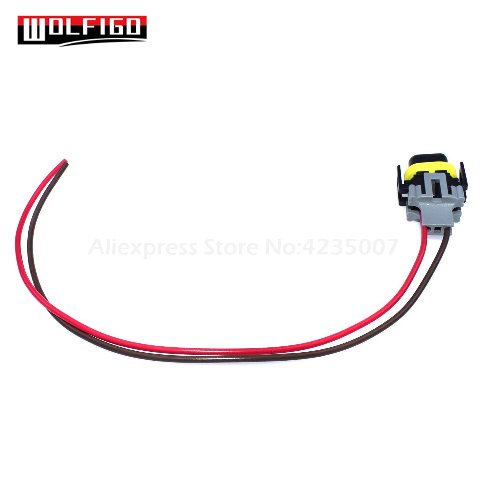 WOLFIGO 1 / 6PCS Vehicle Speed Sensor 2-Way Connector Harness Plug For G-M TPI TBI 700R4 T5 4L60E PT120,PT1634,PT2421,PT2721