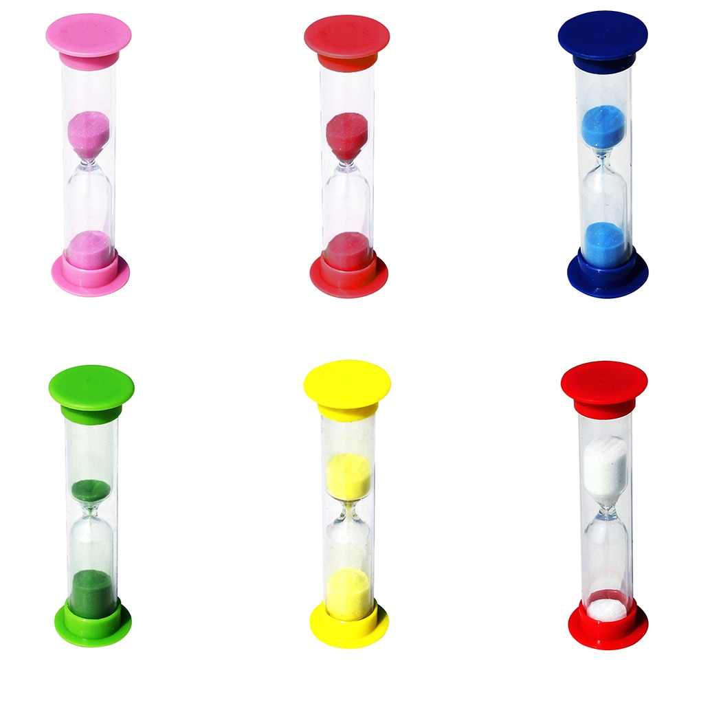 Petit sablier coloré en verre de sable, 2 minutes, minuterie de 120 secondes, d'anniversaire créatifs pour enfants