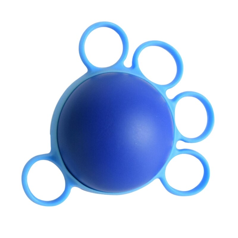 448D Fitness Hand Expander Grip Ball Strengthen Exerciser Train-er Decompression Strength Ball Egg-shaped Grip Fitness Ball: 10