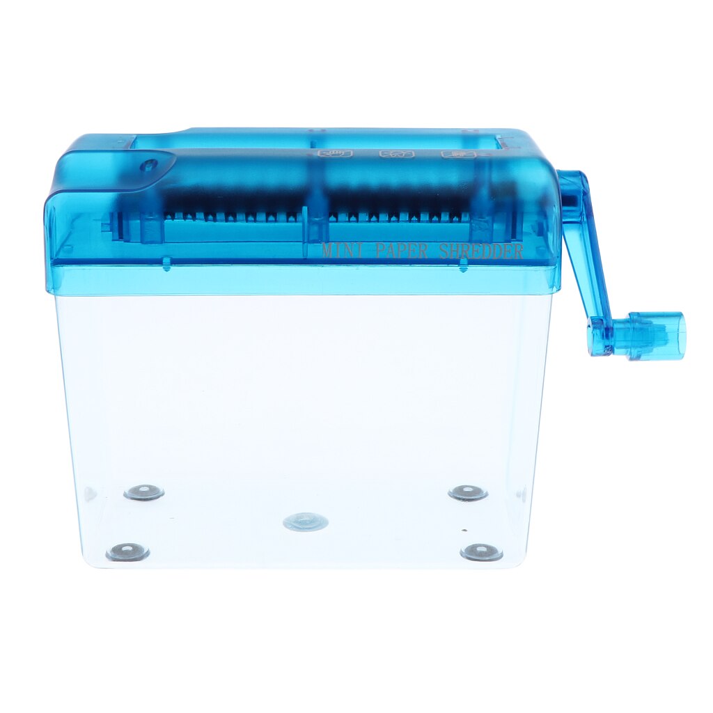 Manual Shredder for Paper and Card Hand Cut Paper Shredder One Piece of Folded A6 Size Straight Strip Cut 3 mm