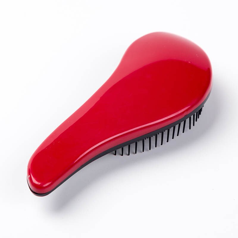 Tangle Hair Brush Hairbrush Paddle Detangler Hair Brushes Massage Comb Care Styling Women Anti-Static HJL20: Red