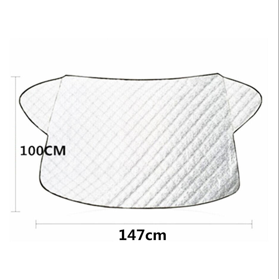 Protector de pantalla para ventana de coche, cubierta de parabrisas de coche antinieve Frost, Protector de polvo, parasol de calor magnético