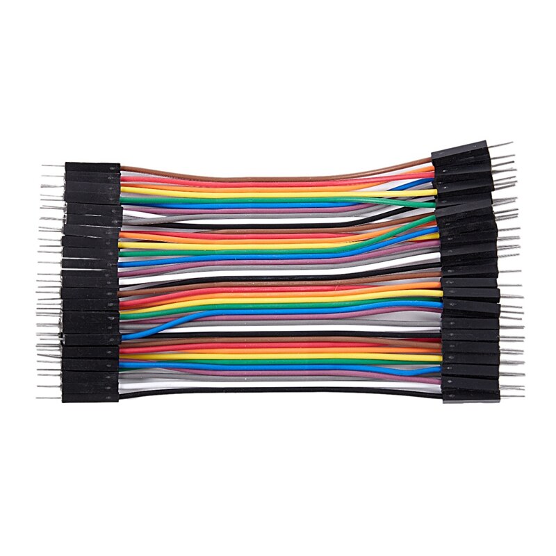 8X40 Stck 10Cm Bunte Dupont Kabel für Arduino Steckbrett : 3X 40 Stck Männlichen Zu Weiblichen Dupont Draht Jumper mit 5X 40 Stck Männlichen Zu