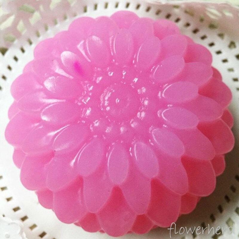 Sunflower Silicone Mould Coreopsis Soap Mold Calliopsis Purple Flower Soap Form DIY Handmade Candle Cake Baking Kitchen Tools