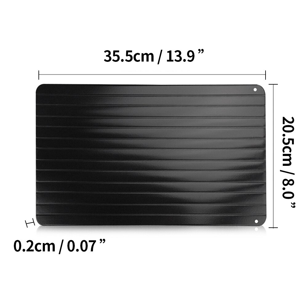 Fast Defrosting Tray planche decongelation Thaw Frozen Food Meat Fruit Quick Defrosting Plate Board Defrost Tray Kitchen Gadgets: 0.2L