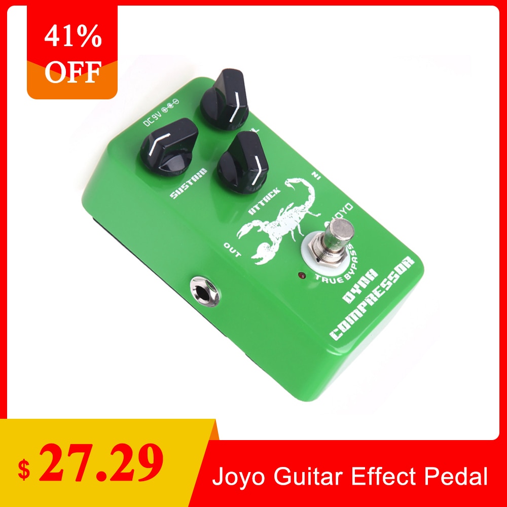 Joyo JF-10 Dynamic Compressor Guitar Effect Pedal Guitar Pedal wuth True Bypass Effects Guitar Parts & Accessories