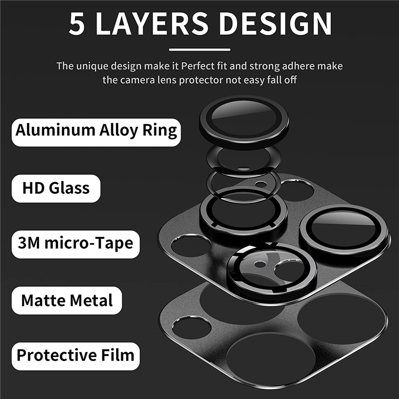 Metall Kamera Objektiv Glas Schutz für IPhone 14 13 15 Profi Max 12 Mini 14 Plus 14Profi 13Profi 15Profi i15 Glas Objektiv Abdeckung Zubehör