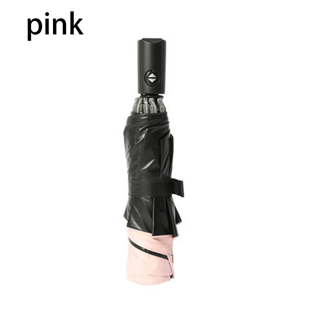 2019hot Folding Reverse Umbrella Automatic Umbrella Big Windproof Rain Business Umbrellas Waterproof Rain Women Men For Car: pink